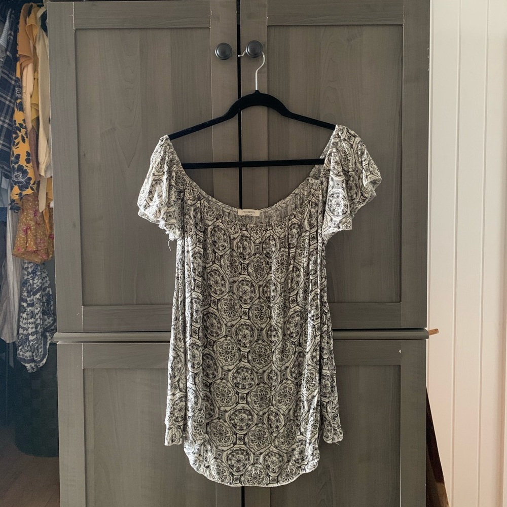 Off the shoulder dress or top